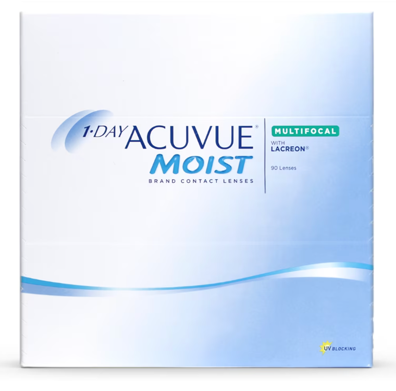 Acuvue MOIST 1 DAY LACREON  MULTIFOCAL x90 Pack