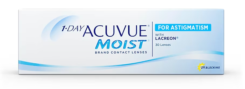 Acuvue MOIST 1 DAY LACREON  ASTIGMATISM x30 Pack