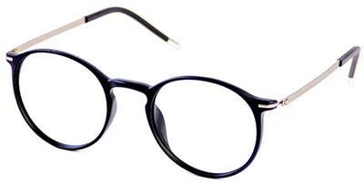 Matt Black Brooklyn Eyeglasses Side - Leone Eyewear