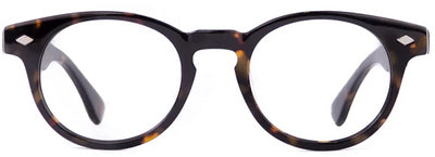 Black Allen Eyeglasses Front - Leone Eyewear