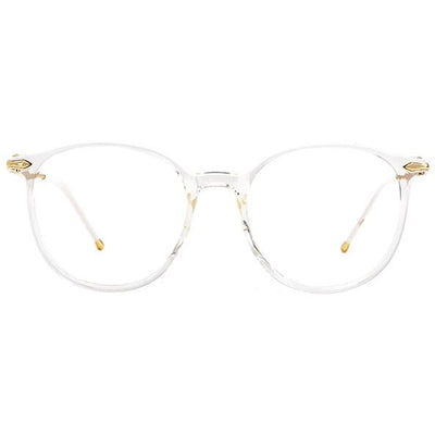 Clear Aria Eyeglasses Women Front - Leone Eyewear