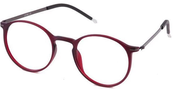 Red Brooklyn Eyeglasses Side - Leone Eyewear