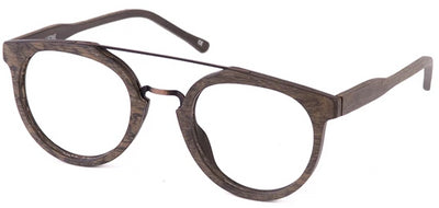Wood Dallas Eyeglasses Men Side - Leone Eyewear