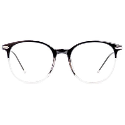 Black/Grey Aria Eyeglasses Women Front - Leone Eyewear