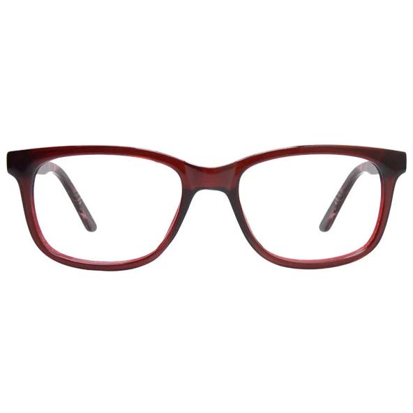 Burgundy Lina Eyeglasses Front - Leone Eyewear