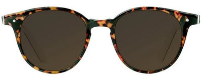Ana Sunglasses White Tort Front - Leone Eyewear