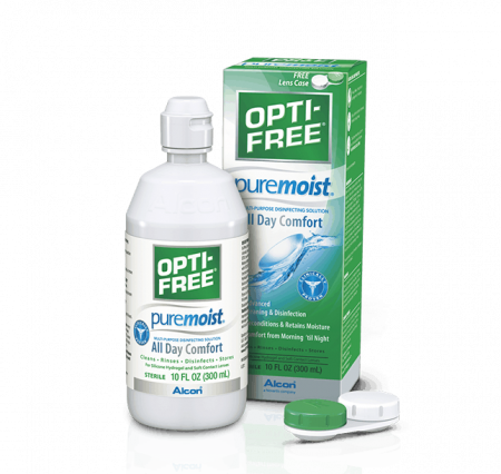 OPTI FREE PUREMOIST Multi-Purpose ( 300ml solution + lenses case)